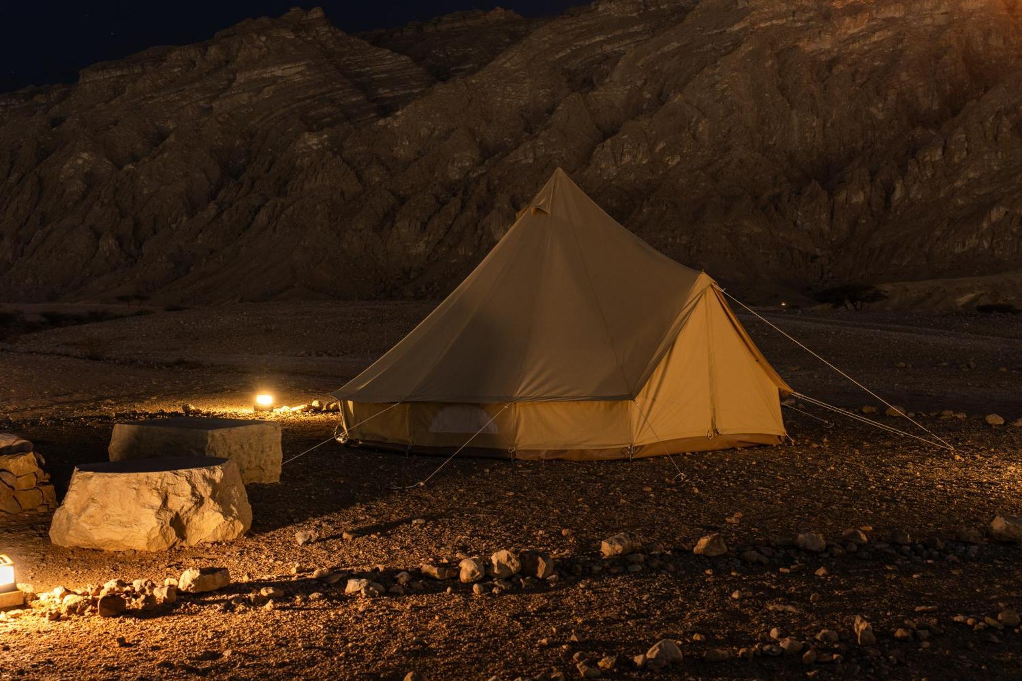 Pura Eco Retreat, Jebel Hafit Desert Park Al Ain Exteriör bild