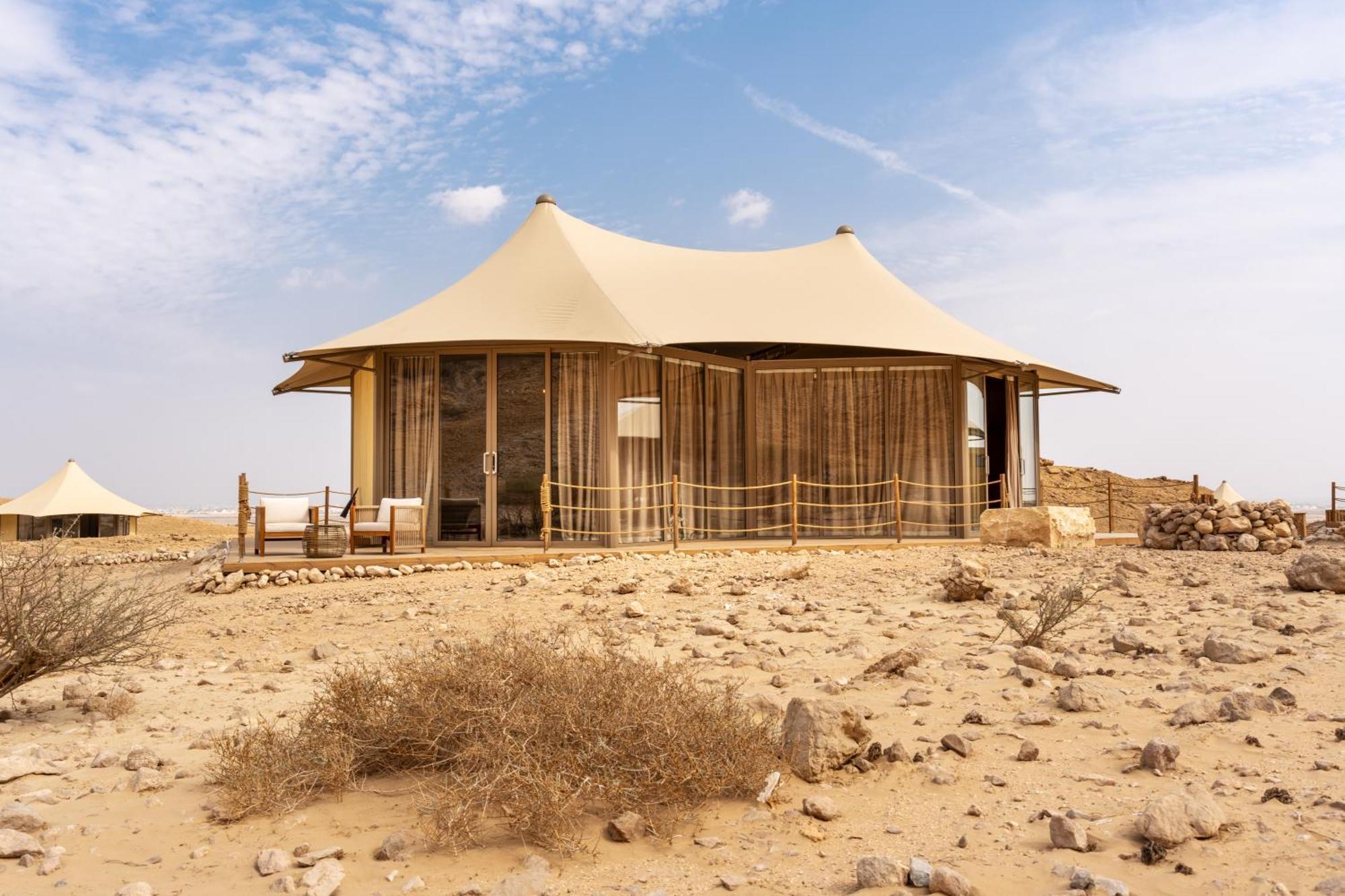 Pura Eco Retreat, Jebel Hafit Desert Park Al Ain Exteriör bild