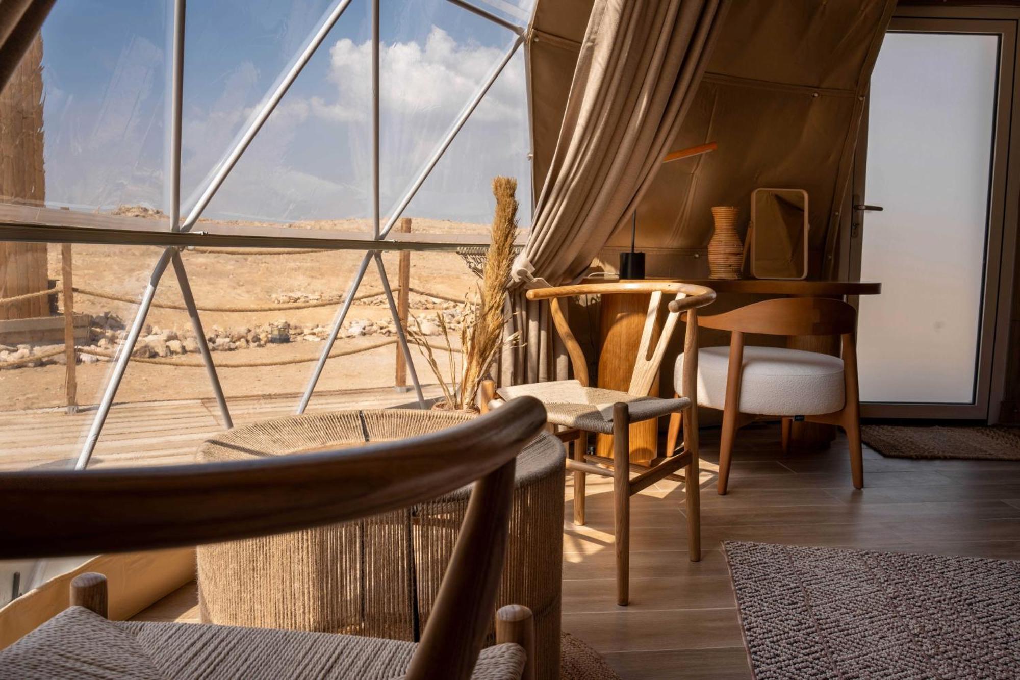 Pura Eco Retreat, Jebel Hafit Desert Park Al Ain Exteriör bild