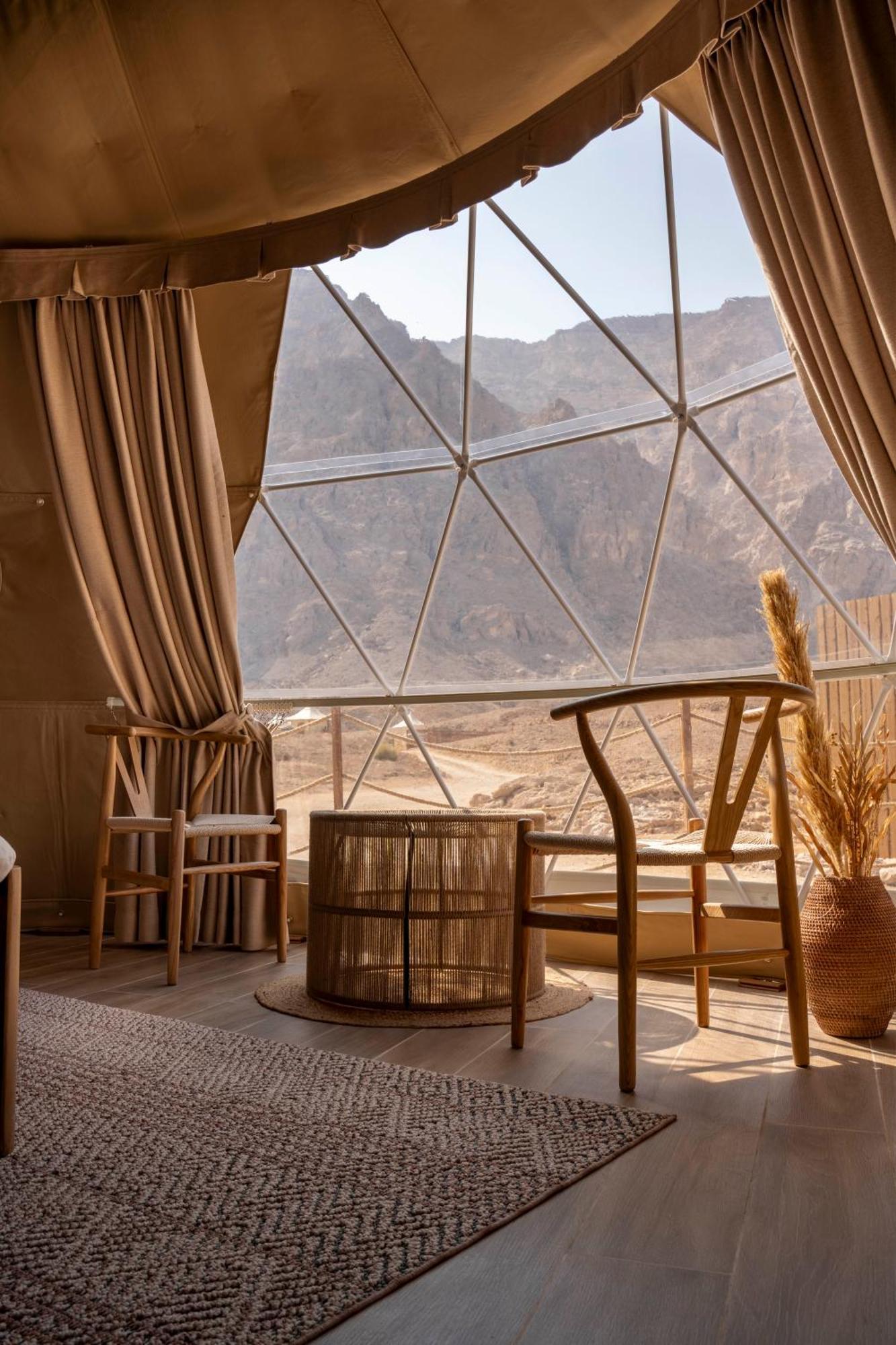 Pura Eco Retreat, Jebel Hafit Desert Park Al Ain Exteriör bild