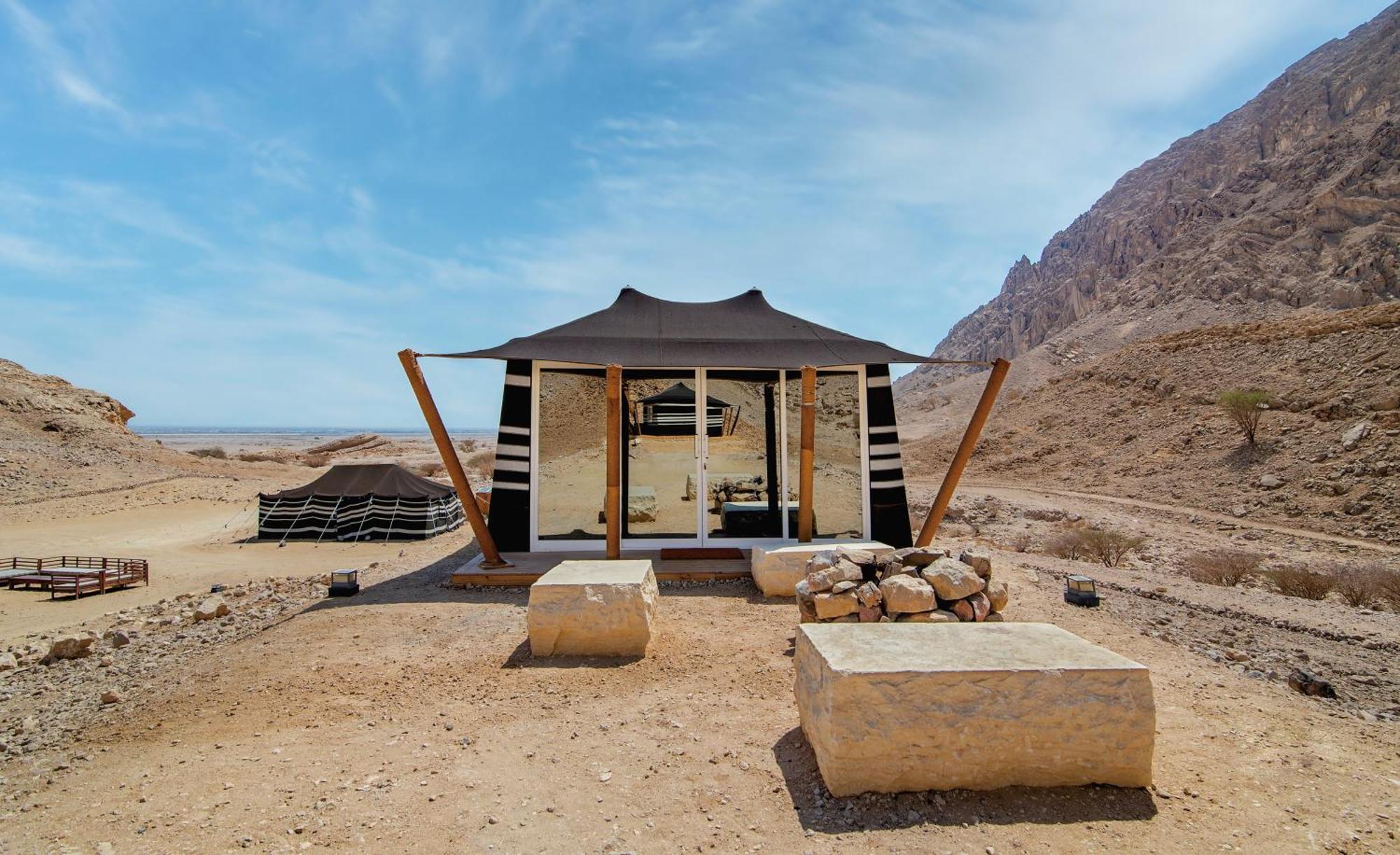 Pura Eco Retreat, Jebel Hafit Desert Park Al Ain Exteriör bild