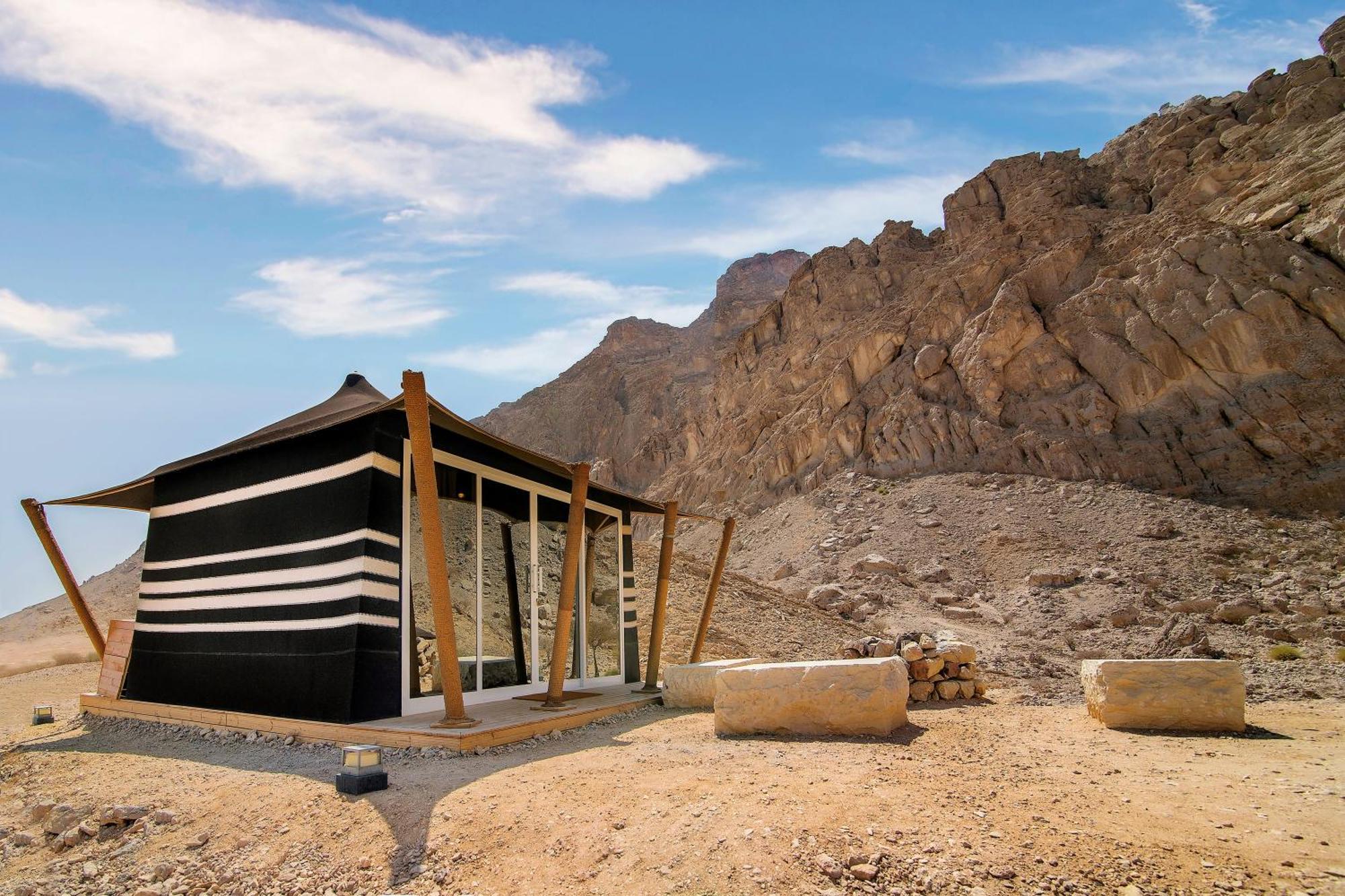 Pura Eco Retreat, Jebel Hafit Desert Park Al Ain Exteriör bild